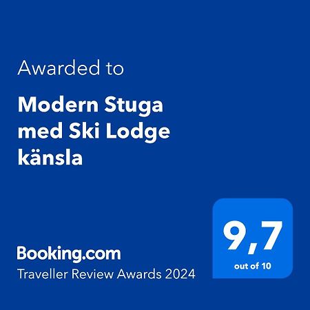 Modern Stuga Med Ski Lodge Kaensla Jarvso Bagian luar foto